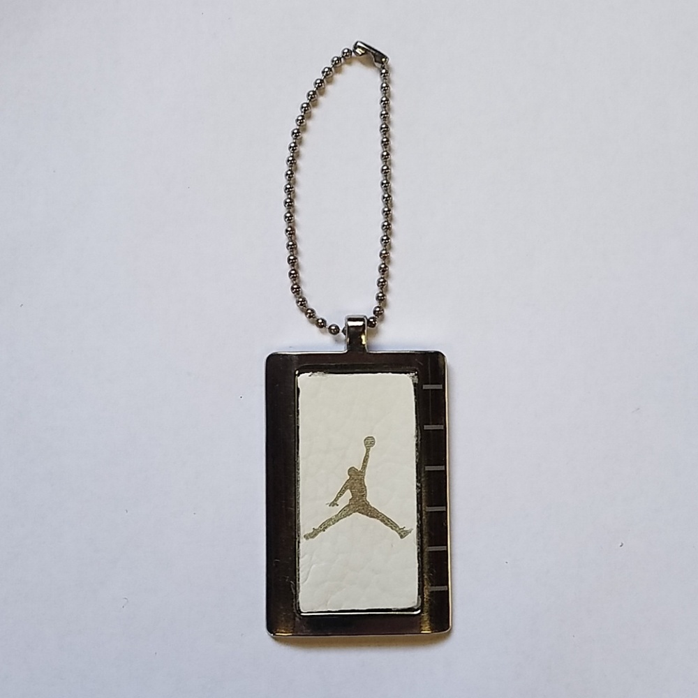 Nike Air Jordan AF-1 keychain lace tag leather